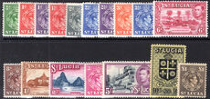 St Lucia 1938-48 set lightly mounted mint.