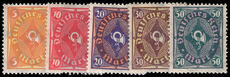 Germany 1922 values unmounted mint.