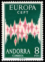 Spanish Andorra 1972 Europa unmounted mint.