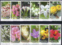 Mauritius 2009 Indigenous Flowers of Mauritius unmounted mint.