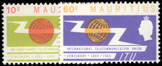 Mauritius 1965 Centenary of ITU unmounted mint.