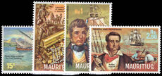Mauritius 1972 Pirates and Privateers unmounted mint.
