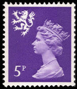 Scotland 1971-93 5p reddish violet unmounted mint.