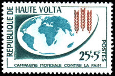 Upper Volta 1963 Freedom from Hunger unmounted mint.