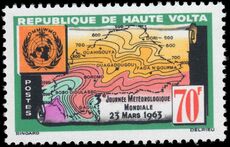 Upper Volta 1963  World Meteorological Day unmounted mint.