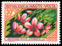 Upper Volta 1963 30f Quisqualis indica unmounted mint.