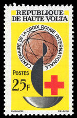Upper Volta 1963 Red Cross Centenary unmounted mint.